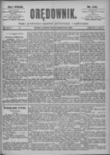 Orędownik: pismo dla spraw politycznych i sp&oacute;łecznych 1897.10.21 R.27 Nr241