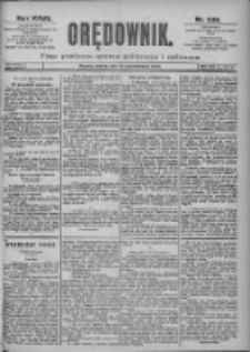 Orędownik: pismo dla spraw politycznych i sp&oacute;łecznych 1897.10.30 R.27 Nr249