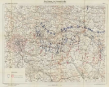 Der Marne-Feldzug: die Schlacht: mit zehn Karten und sechs Skizzen. Der Beginn der Marneschlacht. Der deutsche rechte Heeresfl&uuml;ge am 5 September 1914 Bd.4 Karte 2