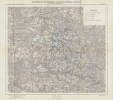 Der Marne-Feldzug: die Schlacht: mit zehn Karten und sechs Skizzen. Der Aufmarch der Deutschen 1 Armee zur Schlacht am Ourcq vom 6 bis 8 September 1914 Bd.4 Karte 3