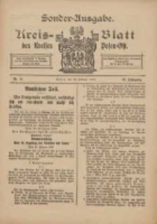 Kreis-Blatt des Kreises Posen-Ost 1915.02.23 Jg.27 Nr11 Sonder Ausgabe