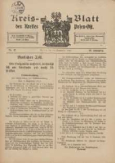 Kreis-Blatt des Kreises Posen-Ost 1915.09.11 Jg.27 Nr47
