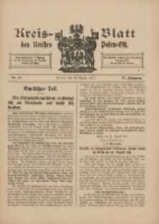 Kreis-Blatt des Kreises Posen-Ost 1915.08.13 Jg.27 Nr42