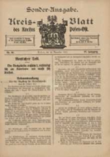 Kreis-Blatt des Kreises Posen-Ost 1915.11.10 Jg.27 Nr62 Sonder Ausgabe