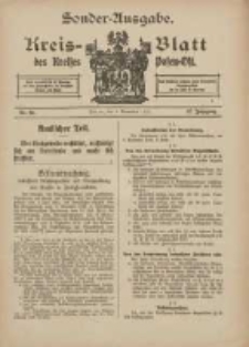 Kreis-Blatt des Kreises Posen-Ost 1915.11.02 Jg.27 Nr60 Sonder Ausgabe