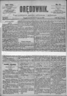 Orędownik: pismo dla spraw politycznych i spółecznych 1899.01.15 R.29 Nr12