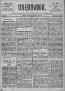 Orędownik: pismo dla spraw politycznych i spółecznych 1899.01.28 R.29 Nr23