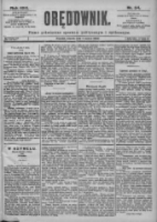 Orędownik: pismo dla spraw politycznych i spółecznych 1899.03.07 R.29 Nr54