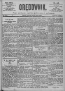 Orędownik: pismo dla spraw politycznych i sp&oacute;łecznych 1899.03.16 R.29 Nr62