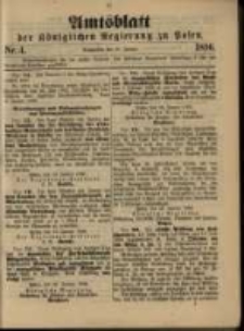 Amtsblatt der Königlichen Regierung zu Posen. 1896.01.28 Nro.4