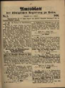 Amtsblatt der K&ouml;niglichen Regierung zu Posen. 1896.02.04 Nro.5