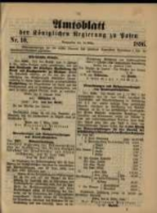 Amtsblatt der K&ouml;niglichen Regierung zu Posen. 1896.03.10 Nro.10