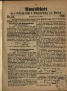 Amtsblatt der K&ouml;niglichen Regierung zu Posen. 1896.03.24 Nro.12