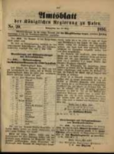 Amtsblatt der K&ouml;niglichen Regierung zu Posen. 1896.05.19 Nro.20
