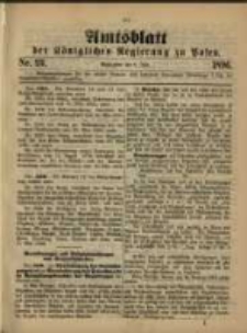Amtsblatt der K&ouml;niglichen Regierung zu Posen. 1896.06.09 Nro.23