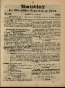 Amtsblatt der K&ouml;niglichen Regierung zu Posen. 1896.09.08 Nro.36