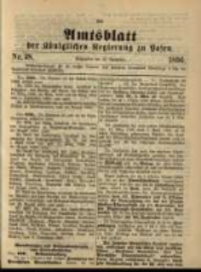 Amtsblatt der K&ouml;niglichen Regierung zu Posen. 1896.09.22 Nro.38