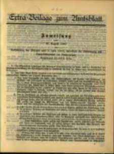 Extra - Beilage zum Amtsblatt