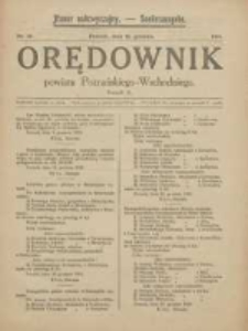 Orędownik Powiatu Wschodnio-Poznańskiego 1919.12.15 R.31 Nr59 Numer Nadzwyczajny. Sonder Ausgabe