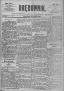 Orędownik: pismo dla spraw politycznych i spółecznych 1899.03.31 R.29 Nr74