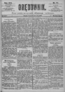 Orędownik: pismo dla spraw politycznych i spółecznych 1899.04.05 R.29 Nr77