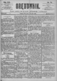 Orędownik: pismo dla spraw politycznych i spółecznych 1899.04.07 R.29 Nr79