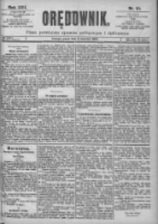 Orędownik: pismo dla spraw politycznych i sp&oacute;łecznych 1899.04.21 R.29 Nr91