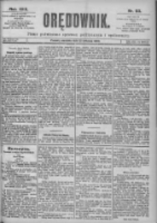 Orędownik: pismo dla spraw politycznych i spółecznych 1899.04.23 R.29 Nr93