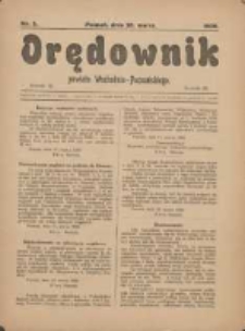 Orędownik Powiatu Wschodnio-Poznańskiego 1920.03.20 R.32 Nr5
