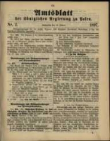 Amtsblatt der K&ouml;niglichen Regierung zu Posen. 1897.01.12 Nro.2