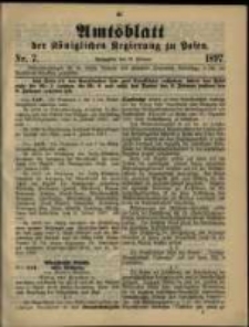 Amtsblatt der Königlichen Regierung zu Posen. 1897.02.16 Nro.7