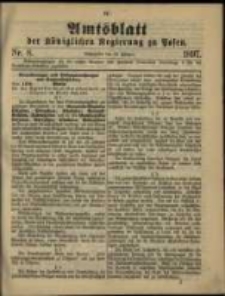 Amtsblatt der K&ouml;niglichen Regierung zu Posen. 1897.02.23 Nro.8