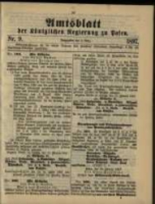 Amtsblatt der K&ouml;niglichen Regierung zu Posen. 1897.03.02 Nro.9