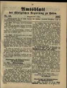 Amtsblatt der K&ouml;niglichen Regierung zu Posen. 1897.03.09 Nro.10