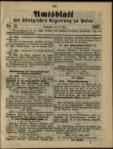 Amtsblatt der K&ouml;niglichen Regierung zu Posen. 1897.03.16 Nro.11
