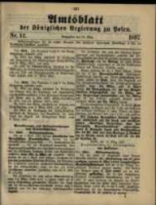 Amtsblatt der K&ouml;niglichen Regierung zu Posen. 1897.03.23 Nro.12