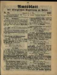 Amtsblatt der K&ouml;niglichen Regierung zu Posen. 1897.03.30 Nro.13