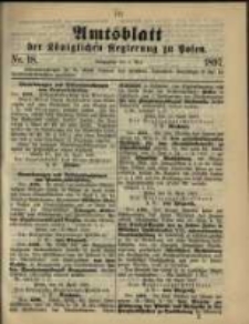 Amtsblatt der Königlichen Regierung zu Posen. 1897.05.04 Nro.18
