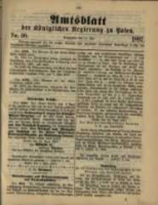 Amtsblatt der Königlichen Regierung zu Posen. 1897.05.18 Nro.20