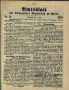 Amtsblatt der Königlichen Regierung zu Posen. 1897.06.15 Nro.24
