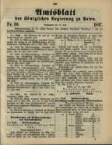 Amtsblatt der Königlichen Regierung zu Posen. 1897.07.27 Nro.30