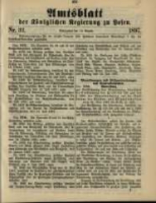 Amtsblatt der K&ouml;niglichen Regierung zu Posen. 1897.08.10 Nro.32