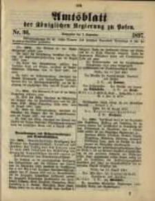 Amtsblatt der Königlichen Regierung zu Posen. 1897.09.07 Nro.36