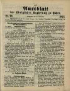 Amtsblatt der K&ouml;niglichen Regierung zu Posen. 1897.09.28 Nro.39