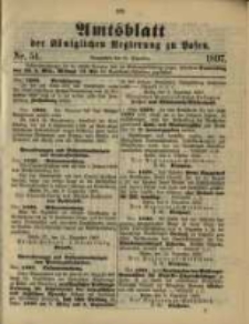 Amtsblatt der Königlichen Regierung zu Posen. 1897.12.21 Nro.51