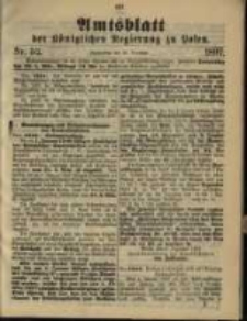 Amtsblatt der K&ouml;niglichen Regierung zu Posen. 1897.12.28 Nro.52