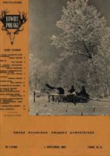 Łowiec Polski 1963 Nr1