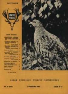 Łowiec Polski 1963 Nr17