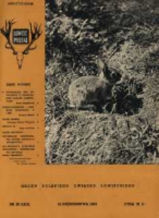 Łowiec Polski 1963 Nr20