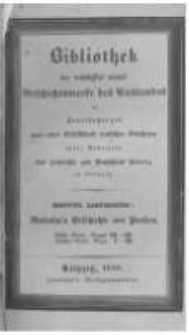 Geschichte Persiens von der fr&uuml;hesten Periode an bis zur jetzigen Zeit. Bd.2